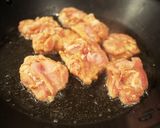 酢豚風♡鶏のから揚げとパプリカの甘酢あん作り方5写真
