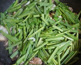 とろ旨♪ひき肉とエリンギのニラ玉炒め☆作り方7写真