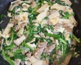 とろ旨♪ひき肉とエリンギのニラ玉炒め☆作り方10写真