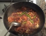 鶏肉と山芋と紫蘇の餡掛けハンバーグ作り方4写真