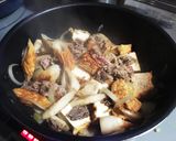 フライパンで作るすき焼き風煮込み♪作り方1写真