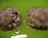 食感最高！山芋だんごの春菊添え～作り方2写真