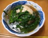 食感最高！山芋だんごの春菊添え～作り方3写真