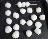 残りご飯　もんでつぶして　みたらし団子！作り方5写真