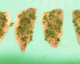 ★鯵の梅パセリ(大葉)焼き★作り方3写真