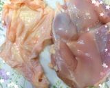 鶏皮嫌いな方に♡パリっ皮照り焼きチキン作り方1写真