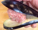 熱々！ジュワッと茄子の肉団子はさみ揚げ作り方4写真