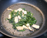簡単！サーモンほうれん草のバター醬油炒め作り方2写真