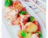鶏と新じゃがのマスタードマヨネーズ炒め作り方7写真