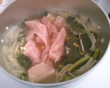 かき菜と鶏むね肉もやしの簡単♪中華煮作り方5写真