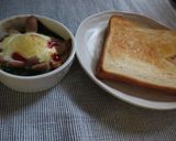 ラーマと地場ほうれん草のココット作り方7写真