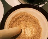 簡単!おいしい!胡麻香る梅しそ豆乳うどん作り方1写真