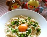 おひとりさまの低カロカルボナーラうどん作り方3写真