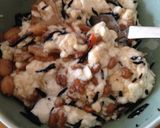 腸すっきり！ひじき煮なっ豆腐丼作り方2写真