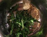 スギナのゴマヨ醤油和え作り方2写真