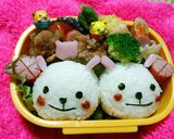 うさぎのおにぎりお弁当作り方2写真