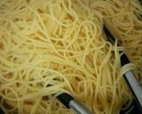 まるで生パスタ!チキンペペロンチーノ作り方10写真