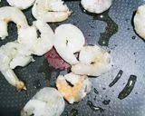 海老とアスパラのトマトクリームパスタ作り方4写真