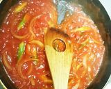 海老とアスパラのトマトクリームパスタ作り方8写真