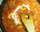 海老とアスパラのトマトクリームパスタ作り方9写真