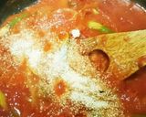 海老とアスパラのトマトクリームパスタ作り方10写真