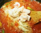 海老とアスパラのトマトクリームパスタ作り方11写真