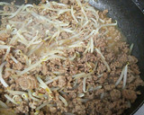 簡単！うまい！もやし挽き肉丼作り方6写真