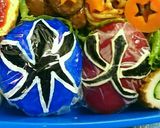 シンケンジャー キャラ弁 (ヨード制限)作り方5写真