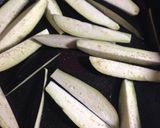 茄子の素揚げ＋ネギダレ作り方1写真