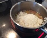 白菜と鮭の簡単リゾット作り方5写真