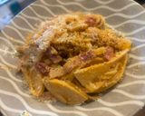 ワンパン絶品🤩筍とベーコンのオイルパスタ作り方9写真