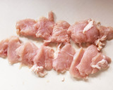 作り置き*鶏むね肉の照り焼き♪ねぎ絡め作り方2写真