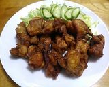鶏肉のカレー竜田揚げ作り方5写真