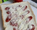 カラフルプチプチトマトハムトースト!作り方7写真