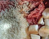 ハンバーグonライス♪作り方1写真
