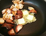 スナップエンドウとホタテ椎茸のバター炒め作り方6写真