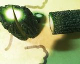 苦味を少し取った☆ゴーヤのお味噌汁作り方2写真