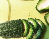 苦味を少し取った☆ゴーヤのお味噌汁作り方4写真