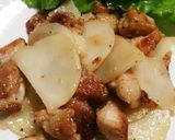 鶏ももとじゃがいものガーリックバター焼き作り方6写真