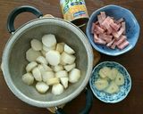 里芋のガリバタ煮❤ほくほく味染み❤簡単作り方1写真