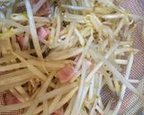 節約！簡単！もやしベーコン炒め！作り方1写真