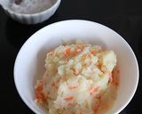 幼児食にも♪野菜たっぷりジャガイモ揚げ餅作り方3写真