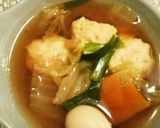 隠し味はコンソメ‼ふわふわ鶏つくね汁作り方4写真