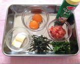 ✿ランチや夜食に 明太子釜玉うどん✿作り方1写真