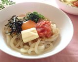 ✿ランチや夜食に 明太子釜玉うどん✿作り方3写真