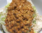 “アカン”くない飯：白炒りゴマの納豆ご飯作り方3写真