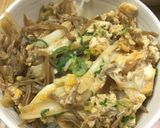 いかなごの釘煮の卵とじ丼作り方4写真