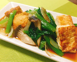 簡単！厚揚げと野菜たっぷり炒めポン酢かけ作り方8写真