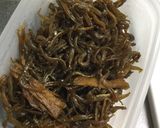いかなごの釘煮の卵とじ丼作り方1写真