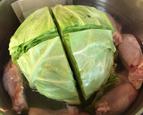 丸ごとキャベツと手羽元の和風煮作り方1写真